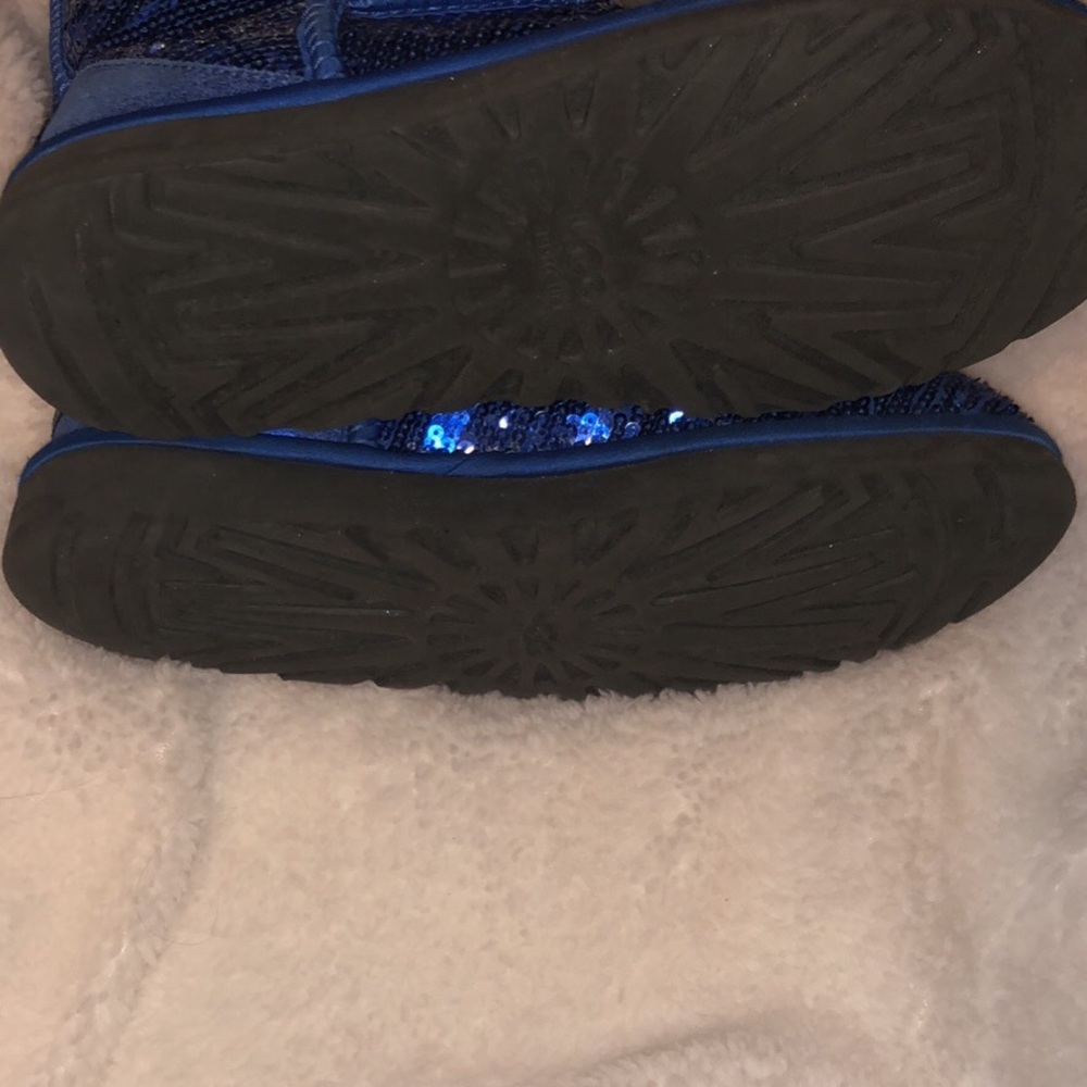 Ugg Australia Blue sparkle sequin boots